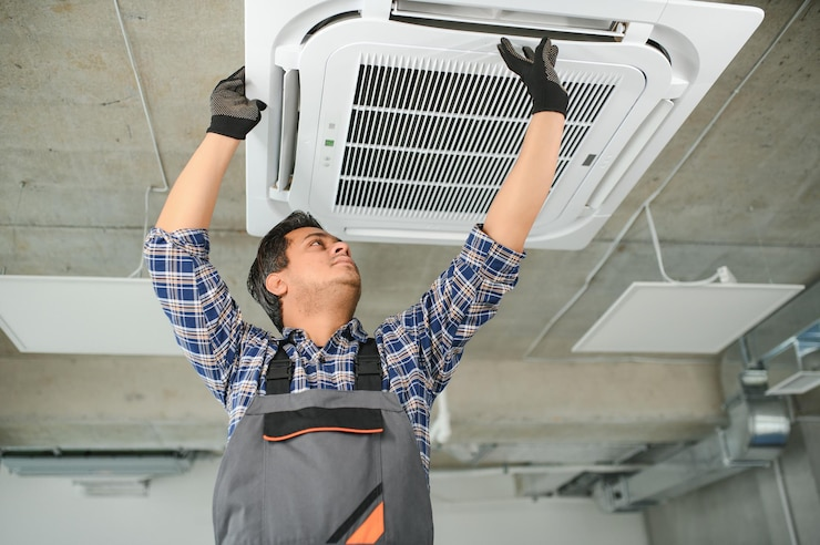 Air Conditioner Installation in Aurora, IL.
